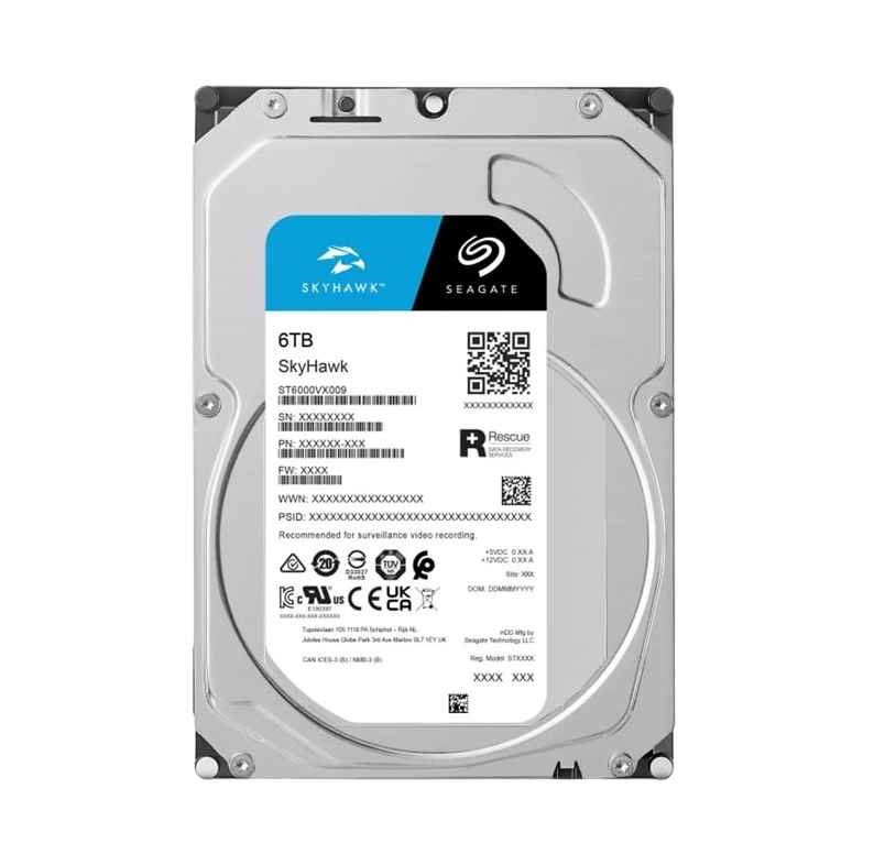 6 TB HDD CCTV SEAGATE SKYHAWK